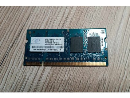 Operační paměť RAM SODIMM Nanya  NT512T64UH8A1FN-37B 512MB DDR2 533MHz