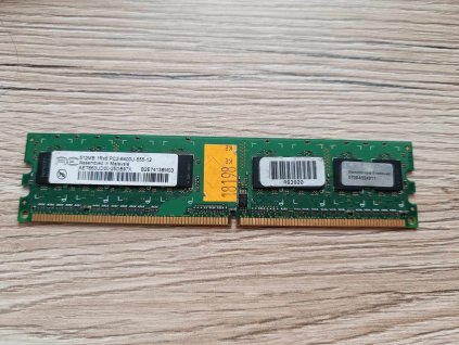 Operační paměť RAM Aeneon AET660UD00-25DB97X 512MB DDR2 800MHz