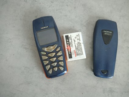 Mobilní telefon Nokia 3510i - modrooranžový - RARITA - retro