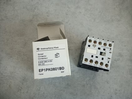 Elektropřístoj EP1K0601BD miniStykač s 1V kontakty 6 A , 24 V DC