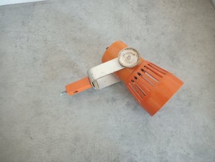 Retro stará nástěnná lampička oranžová KAMENICKÝ ŠENOV E27