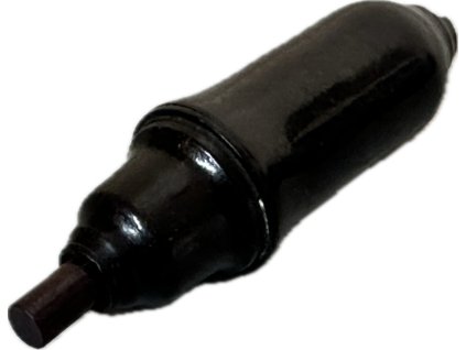 Starý retro vypínač spínač na kabel kabelový šňůrový koncový