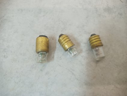 Žárovka - signální doutnavka kontrolka Tesla E14 210-230V Ba15D