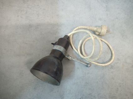 Staré bakelitová retro lampička svítilna lampa k V3S, ŠTÁBÁK, ČSLA, šicímu stroji E14 40W TYP 11101