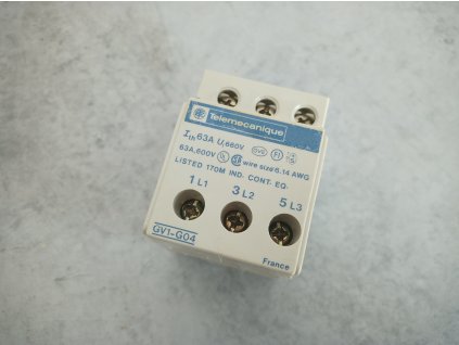 Telemecanique GV1-G04 svorkovnice kontaktní blok 63A 600V