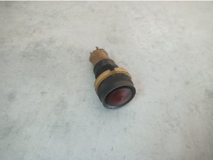 Vintage retro kontrolka signálka AME červená pro průměr otvoru 22mm