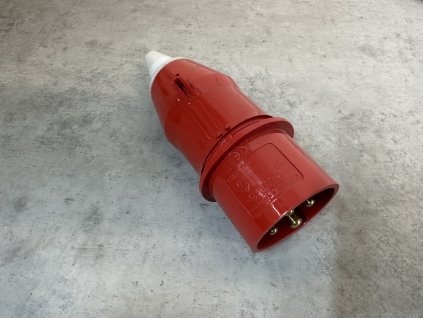 Vidlice / zástrčka na kabel 4P 16A /400V 4kolík samec Bals CEE Norm 21005 (CV 1643)