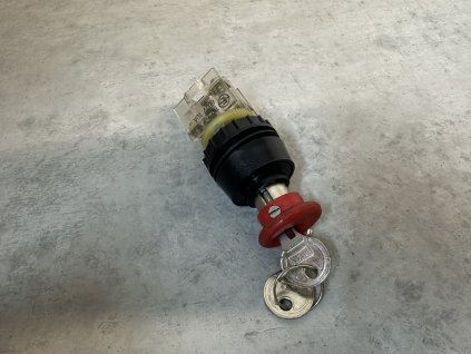 STOP tlačítko uzamykatelné, se spínací jednotkou, Ø30 NO/NC 660V 10A