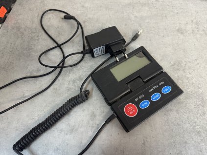 Příslušenství pro váhu Vevor SF-890, display a zdroj 6V DC 1A