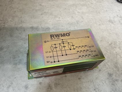 Odrušovací filtr RWMO L0063U22 3F 6,3A