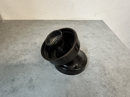 Kopyto - Armatura bakelitová šikmá s objímkou 250V 60W E27 světlo