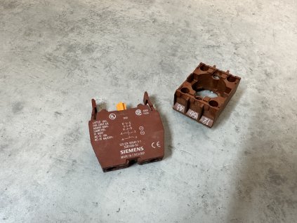 Spínací jednotka - kontaktní blok Siemens 3SB1400-0J a 3SB1902-1AD