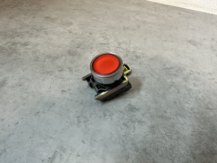 Ovládací hlavice Schneider Harmony XB4BW tlačítko červené stiskací prosvětlený lícující Ø22 s návratem