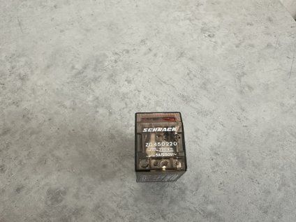 Schrack spínací paticové relé ZG 450220 220V DC (5A 250V AC)