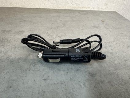 Autonabíječka pro nabíječku baterií GP GPCA01 12V konektor 5,5x2mm