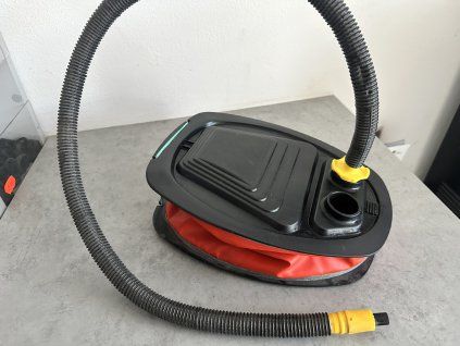 Nafukovací šlapací nožní pumpa 3L - červená