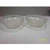 28141 2 2 kusy cirych sklenenych misek