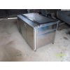 32110 2 chlazeny vydejni pult se skrini nerez gastro