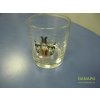 38947 2 sklenice sklenicka whisky s napisem a erbem