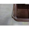 40144 2 truhlik na kvetiny plast hnedy poskozeny 60cm