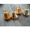 VÁNOČNÍ ZBOŽÍ Baňky - Žlutý zvonek / zvoneček sada