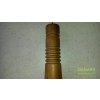 40552 5 velky dreveny svicen hnedy s hrotem