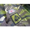 Vojenská košile Combat Lightweight DP UK více vel. (Typ 190/140 nášivka pruhy, vlajka, číslo 12)