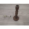 Dřevěná stará lampa / stojan na lampičku