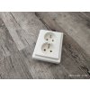 Zásuvka Classic jednonásobná dvojnásobná ABB 5512 5514 5517 podomítková 16A 250V