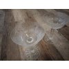Broušená sklenice na sekt šampaňské 2 kusy křišťál Bohemia Crystal