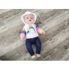 Souprava oblečení pro panenku BABY born 43cm - zvířecí overal mikina kalhoty