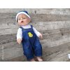 Souprava oblečení pro panenku BABY born 43cm - overal mikina kalhoty