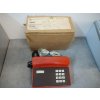 Retro pevný telefon - starý stolní  TESLA - Stropkov oranžový ES 6802