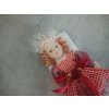 Dekorace - porcelánová panenka 15cm