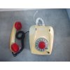 Retro pevný telefon - starý stolní vytáčení TESLA - Stropkov BS10 4FP 120 27