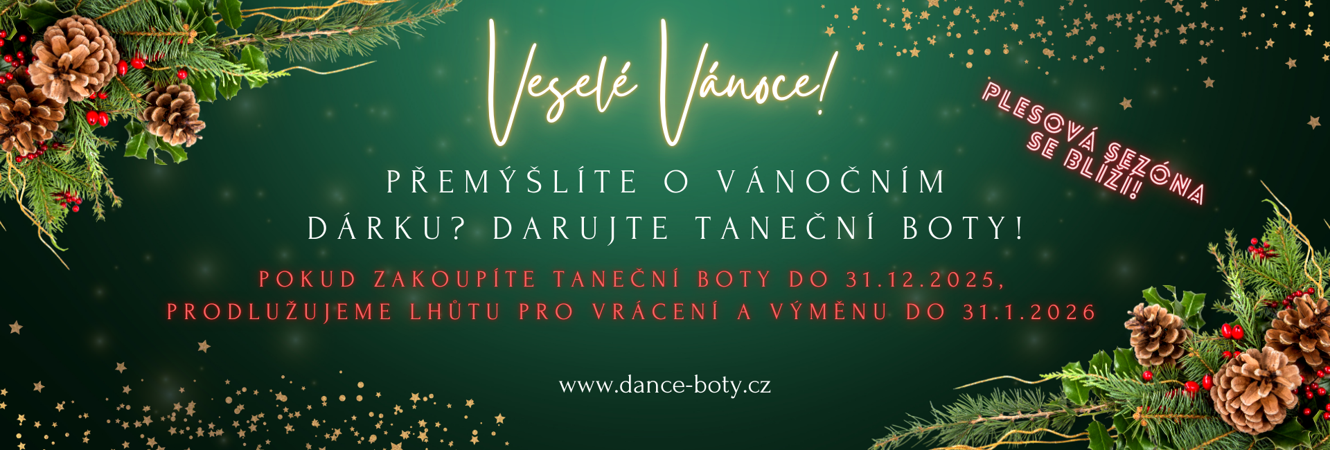 Vánoce - prodloužení lhůty pro odstoupení