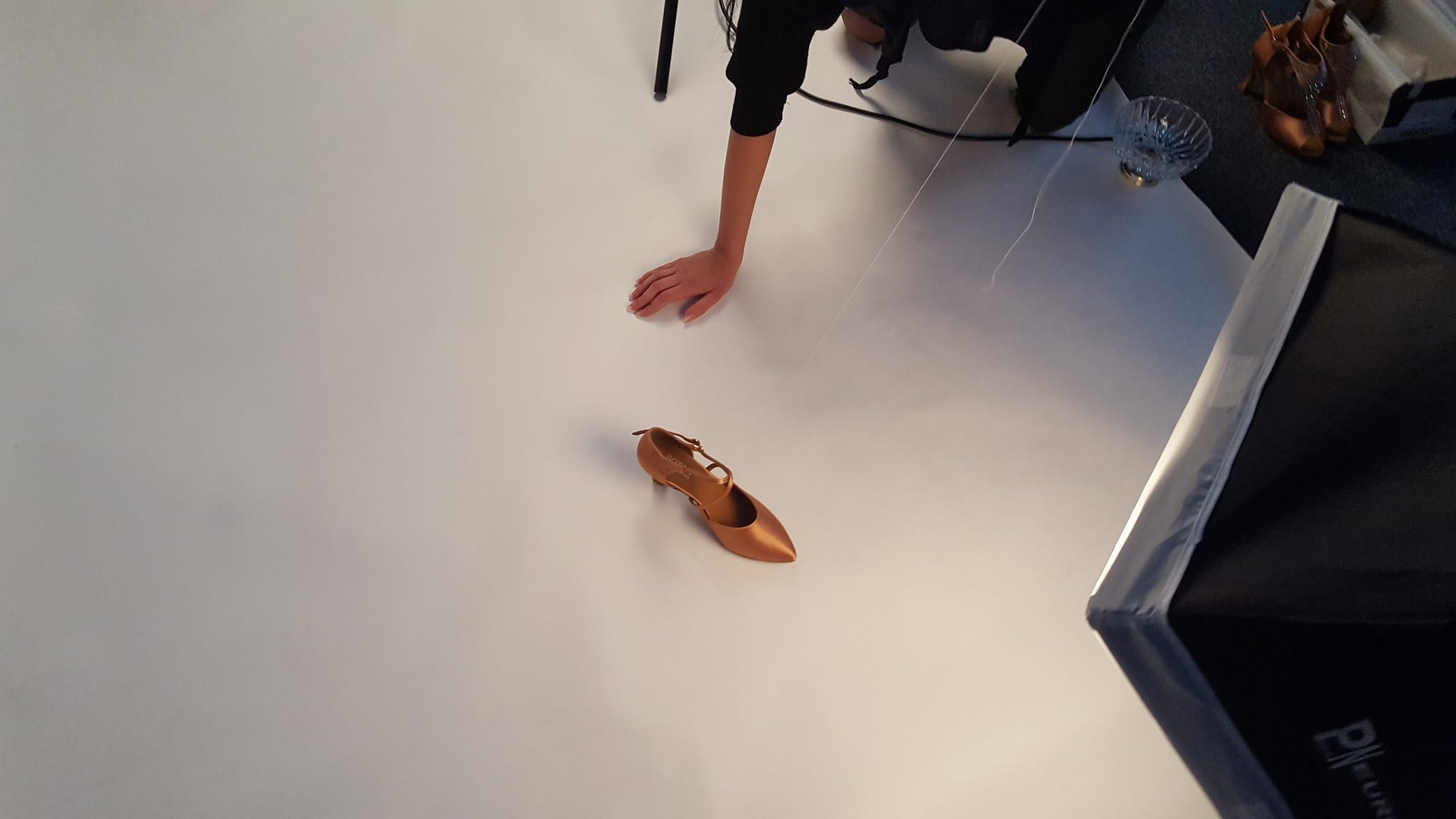 Zákulisí fotografování taneční obuvi
