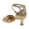 Taneční boty Diamant 141 zlatá - 5 cm Flare (velikost 36)