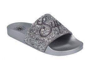 7788 Silver glitter slides