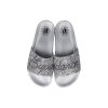 7788 Silver glitter slides