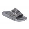 Style Style 7088 Silver Glitter Slides