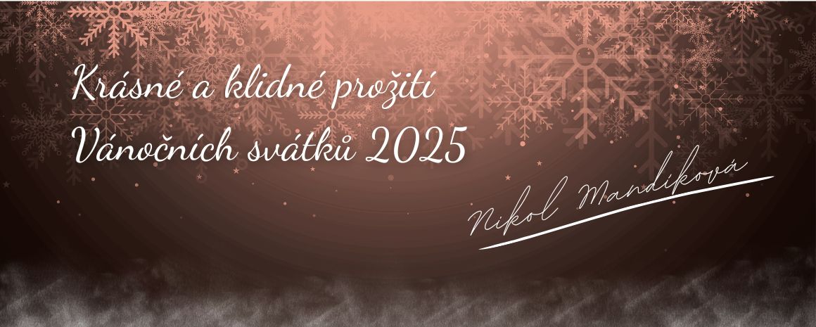 Vanoční banner dandelion