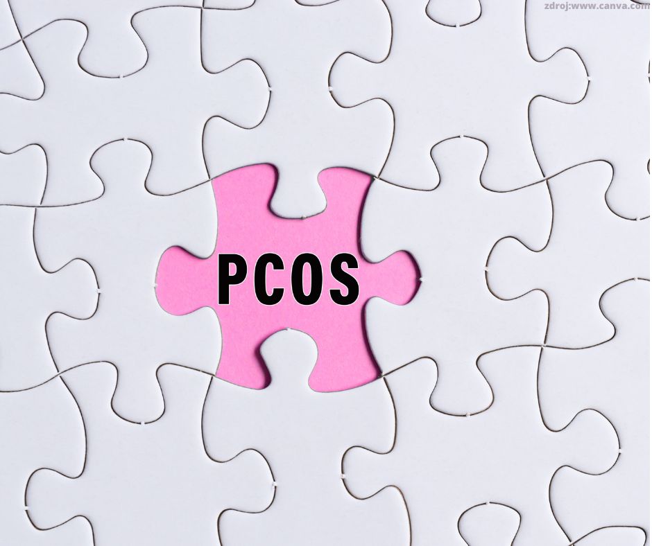 puzzle s textem PCOS