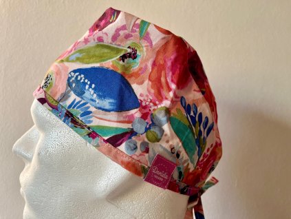 Chirurgická čepice - Pivoňková