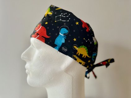 Chirurgická čepice - Souhvězdí barevné