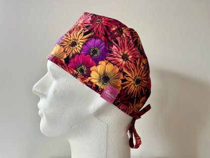 Chirurgická čepice - Gerbery