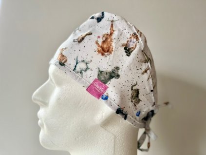 Chirurgická čepice - Zoo