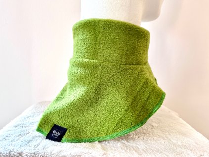 Fleecový nákrčník - hrášková