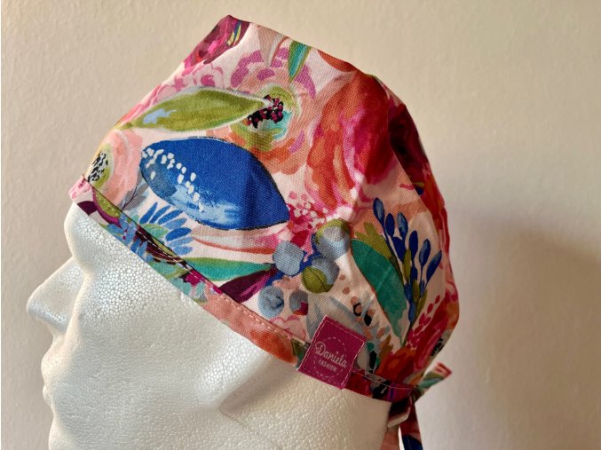 Chirurgická čepice - Pivoňková