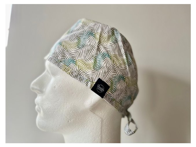 Chirurgická čepice - Kapradiny